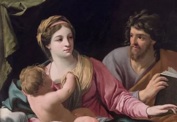 Šventoji šeima. Simon Vouet, apie 1646.