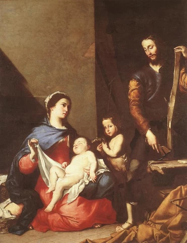 Šventoji šeima. Jusepe de Ribera, 1639.