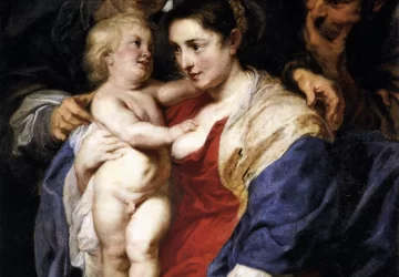 Šventoji šeima su šv. Ona. Peter Paul Rubens, apie 1630.