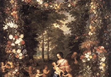 Šventoji šeima. Jan Brueghel vyresnysis, apie 1623.