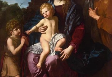 Šventoji šeima ir jaunas šv. Jonas Krikštytojas. Bartolomeo Cavarozzi, apie 1620.