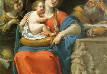 Šventoji šeima. Francesco Albani, apie 1610.