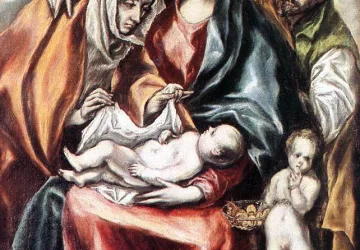 Šventoji šeima. El Greco, 1594-1604.