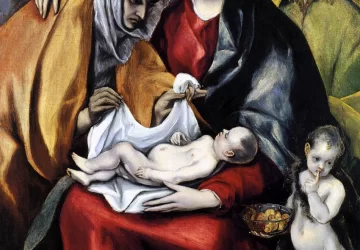 Šventoji šeima. El Greco, 1586-88.