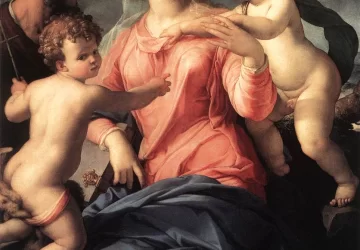 Šventoji šeima. Agnolo Bronzino, 1555-60.