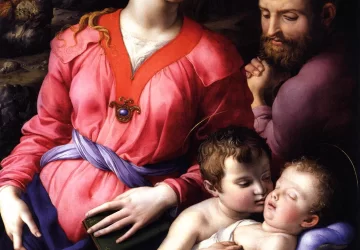 Šventoji šeima. Agnolo Bronzino, apie 1540.