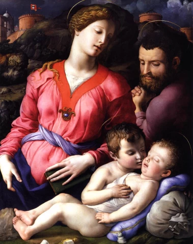 Šventoji šeima. Agnolo Bronzino, apie 1540.