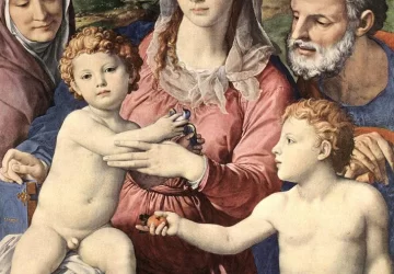 Šventoji šeima. Agnolo Bronzino, 1534-40.