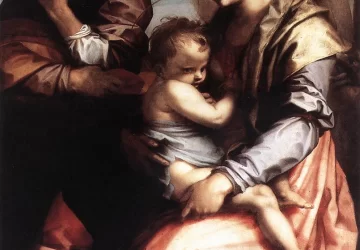 Šventoji šeima (Barberini). Andrea del Sarto, apie 1528.