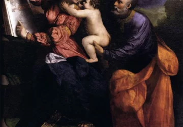 Šventoji šeima. Dosso Dossi, 1527-28.