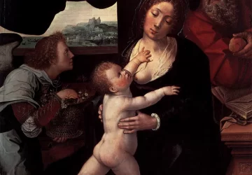 Šventoji šeima. Bernaert van Orley, 1522.