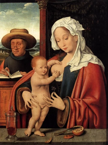 Šventoji šeima. Joos van Cleve, apie 1515.