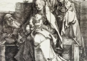 Šventoji šeima. Albrecht Dürer, 1513.