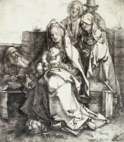 Šventoji šeima. Albrecht Dürer, 1513. Šventoji šeima. Albrecht Dürer, 1513.