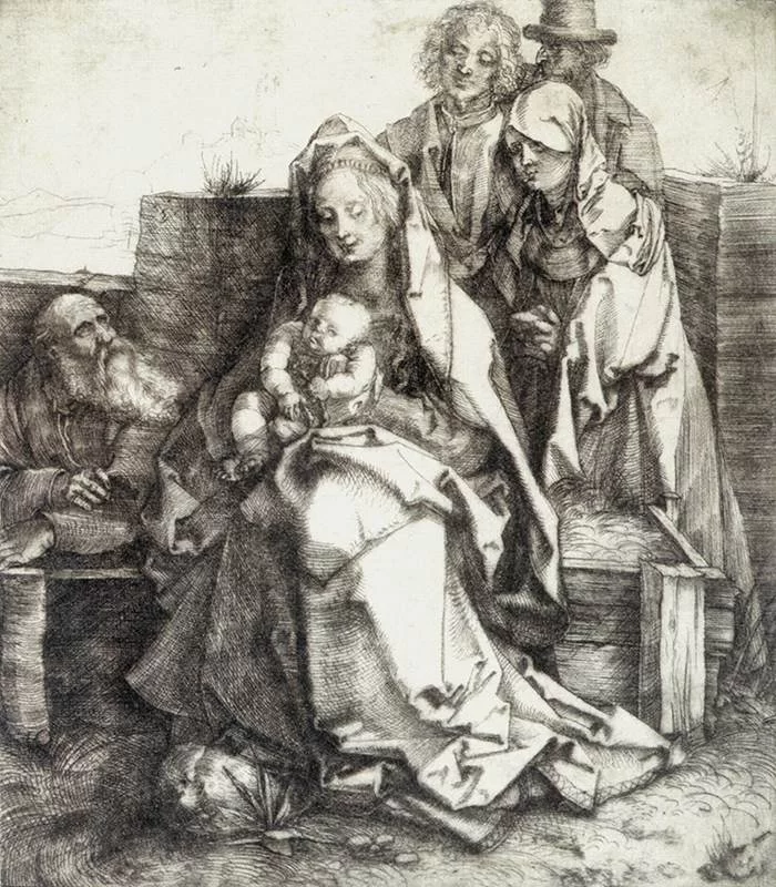 Šventoji šeima. Albrecht Dürer, 1513.