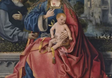 Šventoji šeima. Of Frankfurt Master, apie 1508.