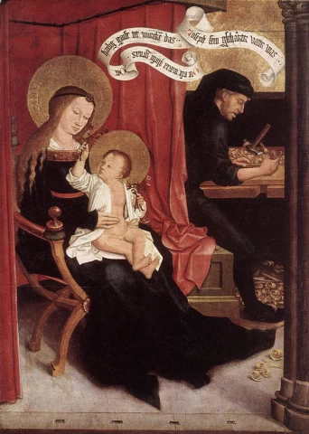Šventoji šeima. Bernhard Strigel, apie 1505.