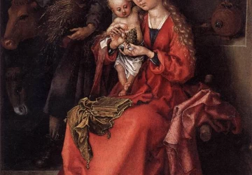 Šventoji šeima. Martin Schongauer, 1475-80.