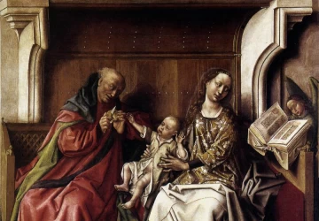 Šventoji šeima. Barthélemy D&apos;Eyck, 1440.