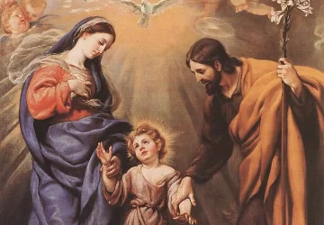 Šventoji šeima. Claudio Coello.