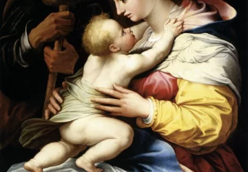 Šventoji šeima. Girolamo Siciolante da Sermoneta.