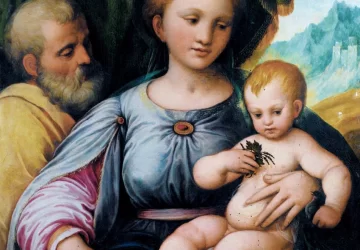 Šventoji šeima. Girolamo da Treviso jaunesnysis.