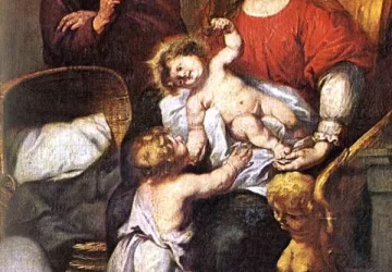 Šventoji šeima. Pedro de Moya.