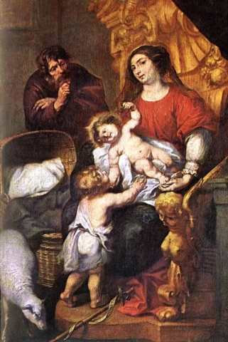 Šventoji šeima. Pedro de Moya.