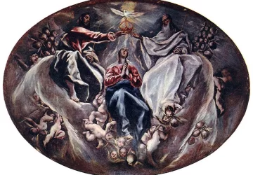 Mergelės karūnavimas. El Greco, 1603-05.