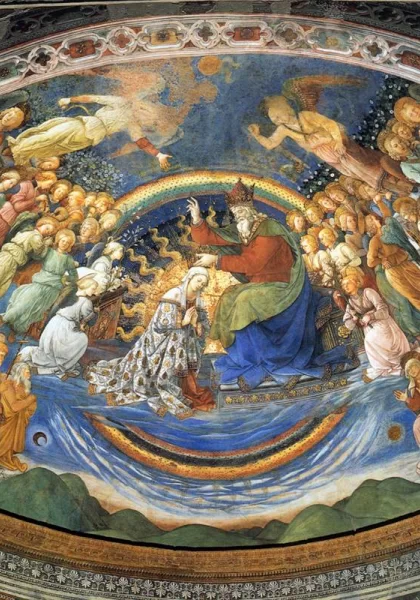 Mergelės karūnavimas. Fra Filippo Lippi, 1467-69.