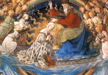 Mergelės karūnavimas. Fra Filippo Lippi, 1467-69.