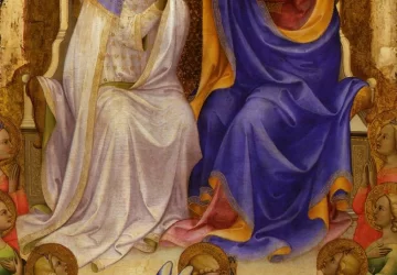 Mergelės karūnavimas. Monaco Lorenzo, 1407-09.