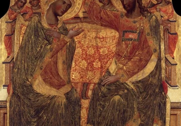 Mergelės karūnavimas. Donato, apie 1372.