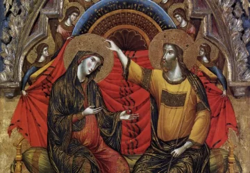 Mergelės karūnavimas. Veneziano Paolo, 1324.