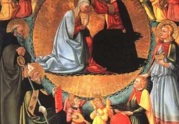 Mergelės karūnavimas. Bicci di Neri.