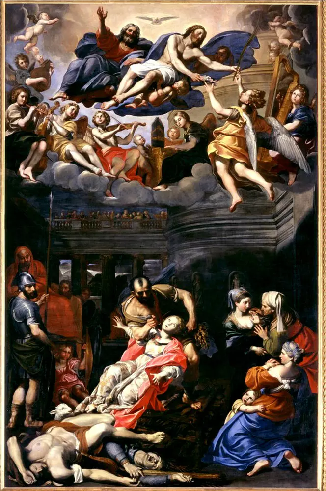 Šv. Agnietės kankinystė. Domenichino. Apie 1619-1625 m.