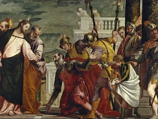 Jėzus ir šimtininkas (El Veronese, wikimedia.org)+