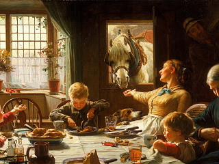 Šeiminykštis. Frederick George Cotman, 1880 m.