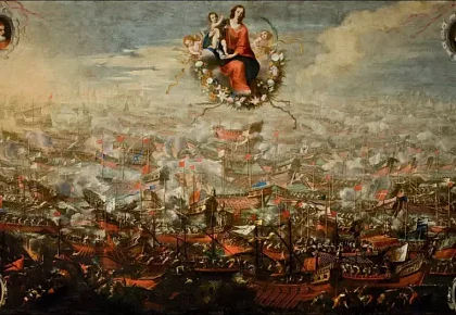 Lepanto jūrų mūšis 1571 m.