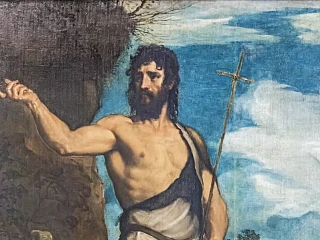 Šv. Jonas Krikštytojas (Vecellio Tiziano, apie 1542, wikimedia.org) +