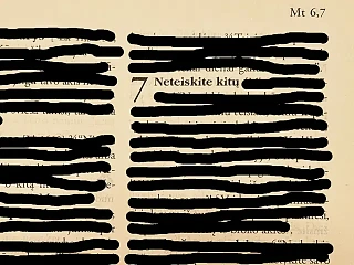 Kalno pamokslas. Mt 7