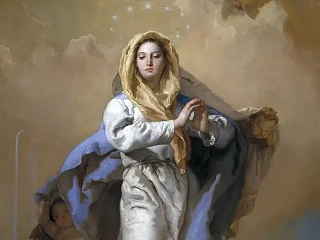 Nekaltasis Prasidėjimas. Giovanni Battista Tiepolo, apie 1767-1769 (wikimedia.org)