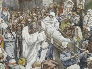 Naimo našlės sūnaus prikėlimas. James Tissot (1886-1896)
