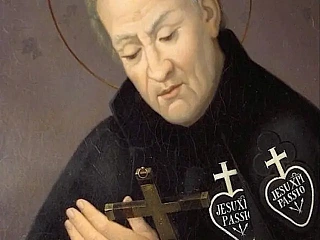 Šv. Pauliaus Kryžiaus paveikslas jo gimtinėje Ovadoje, Italijoje (wikipedia.org)