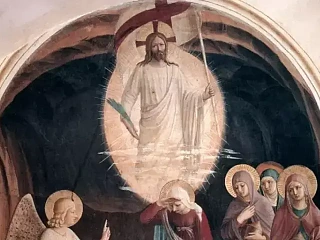 Fra Angelico, Kristaus Prisikėlimas ir moterys prie kapo (1440-1442)