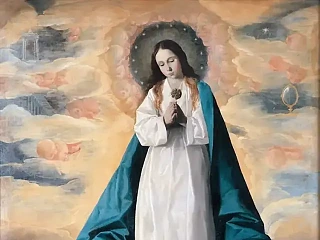 Nekaltasis Prasidėjimas. Francisco de Zurbaran, 1630 (wikimedia.org)