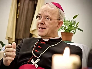 Vyskupas Athanasiusas Schneideris (Edward Pentin nuotr.)