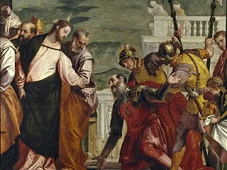 Jėzus ir Kafarnaumo šimtininkas. Paolo Veronese, apie 1571 m.