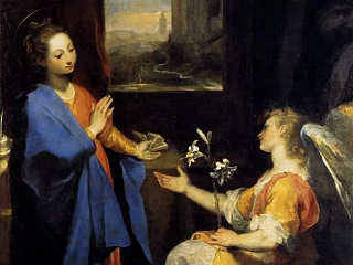 Apreiškimas. Federico Barocci, 1582-1584, Vatikano muziejus (ilmondodifikreta.blogspot.com nuotr.)