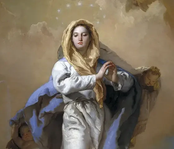 Nekaltasis Prasidėjimas. Giovanni Battista Tiepolo, apie 1767-1769 (wikimedia.org)